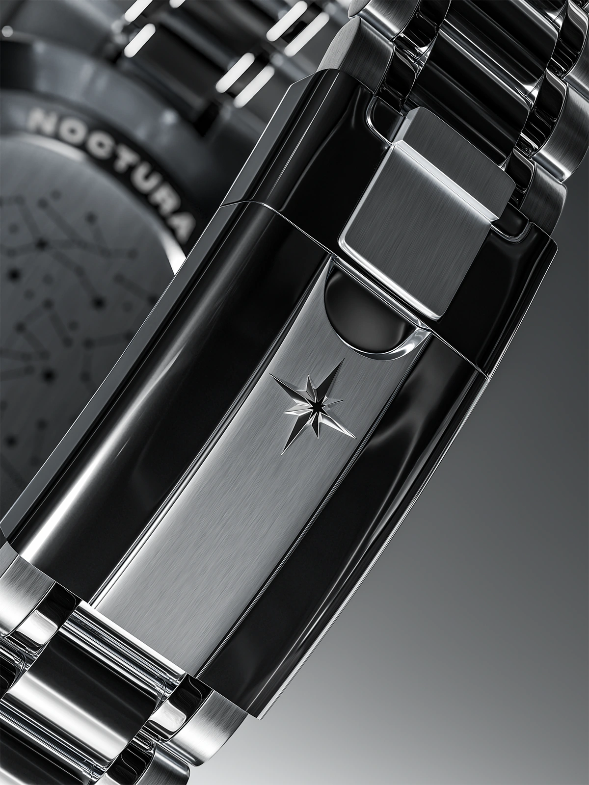 Verrance Noctura — engraved clasp beside the case back