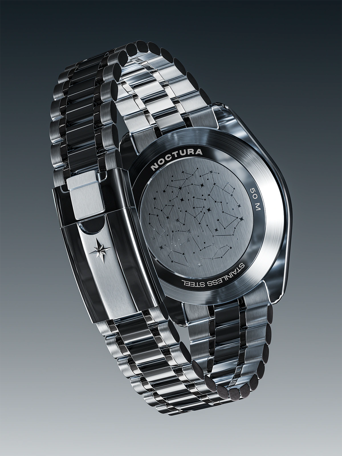 Verrance Noctura — case back with constellation engraving