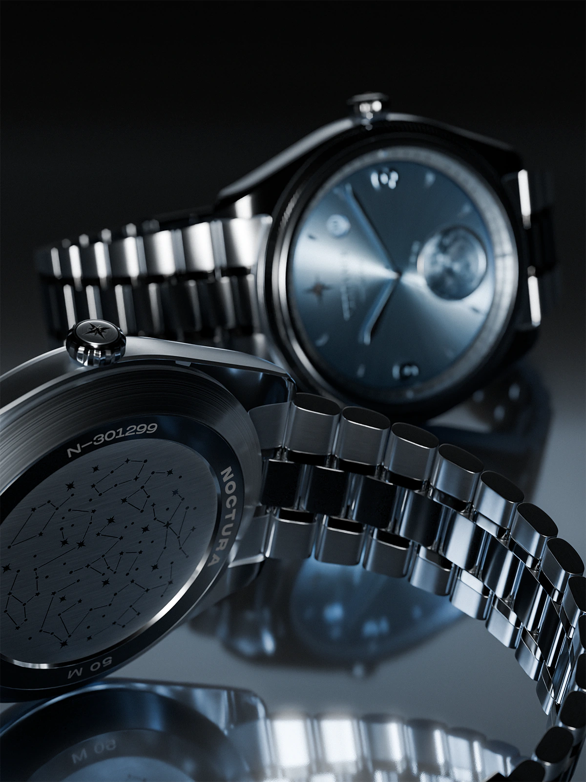 Verrance Noctura — case back and dial